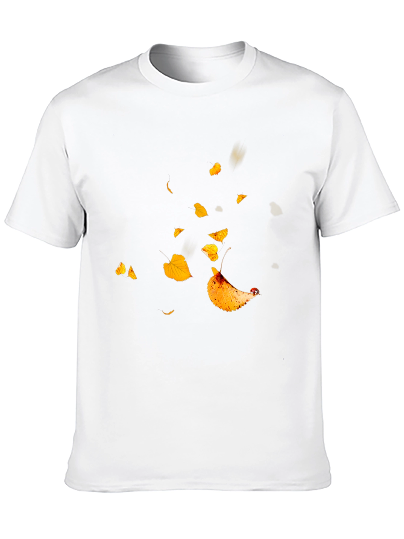 Autumn Leaves Black T-Shirt