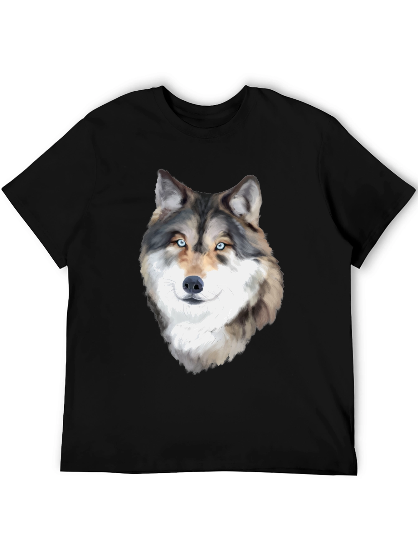 Wolf Graphic T-Shirt - Black