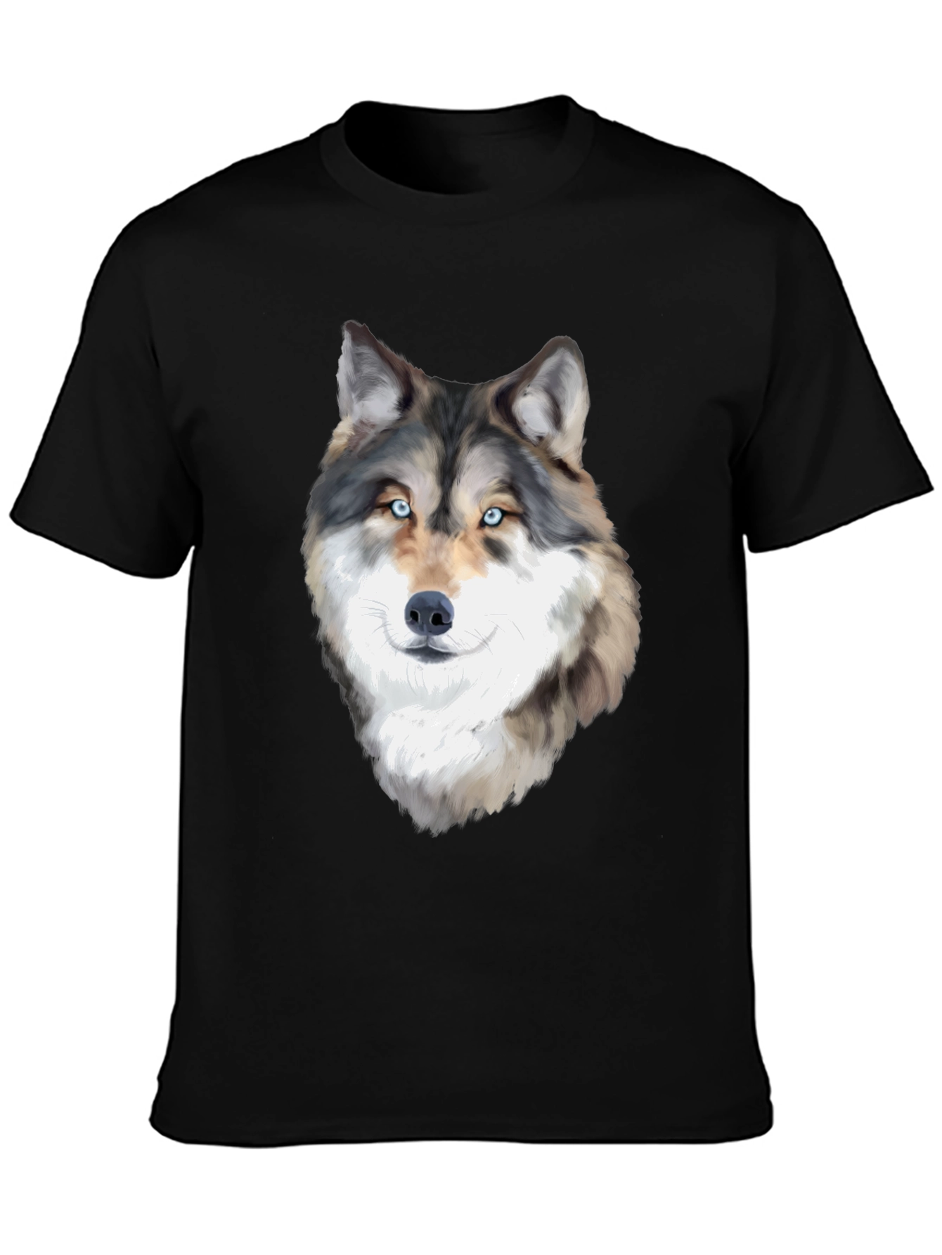 Wolf Graphic T-Shirt - Black