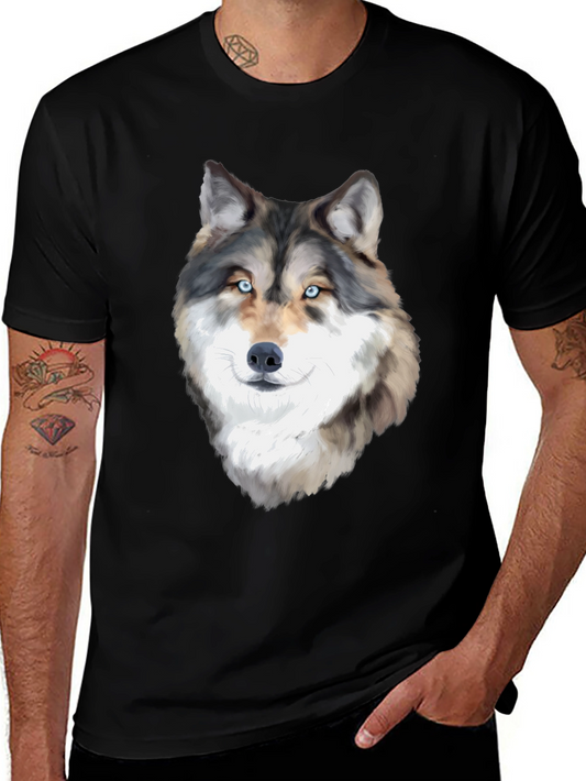 Wolf Graphic T-Shirt - Black