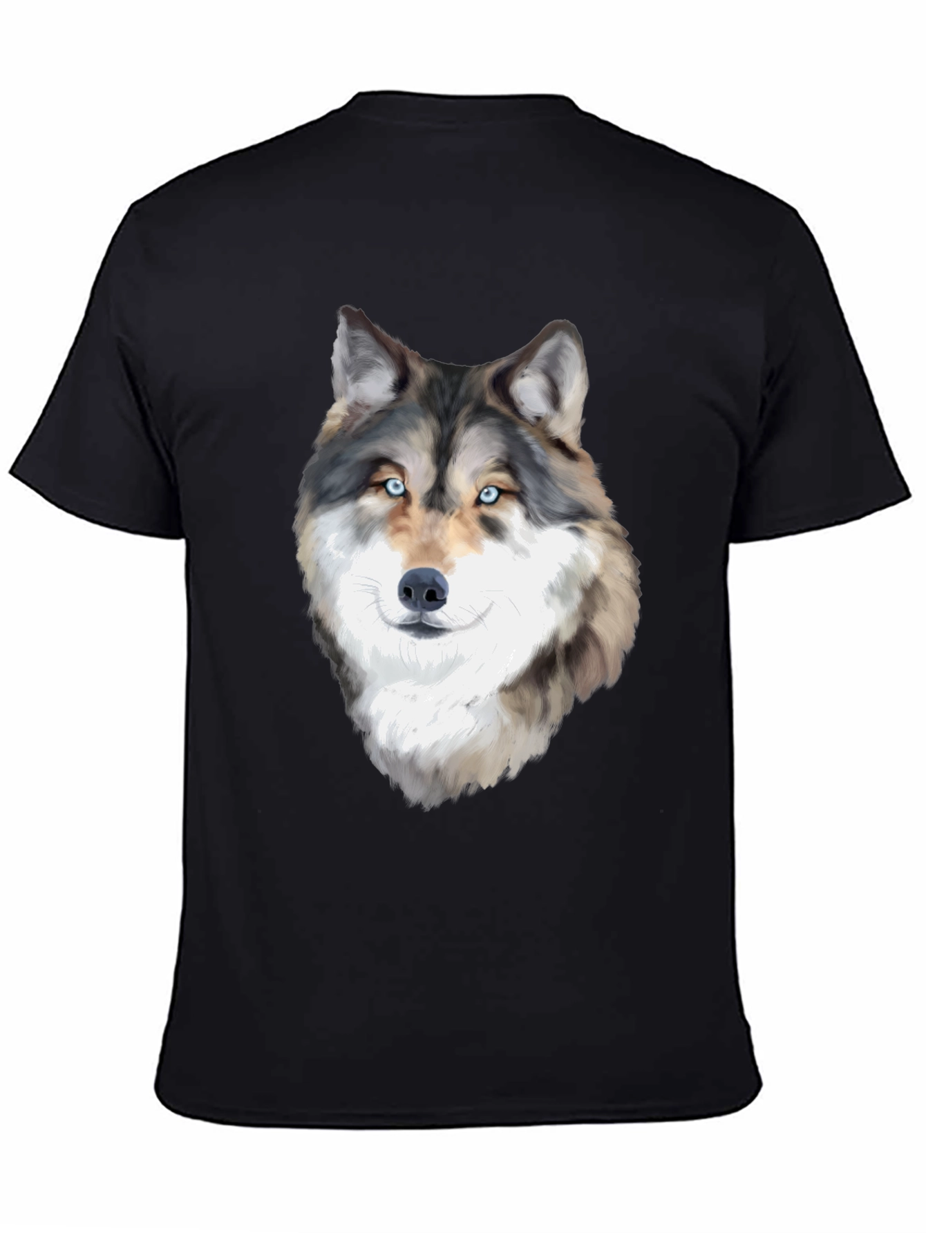 Wolf Graphic T-Shirt - Black