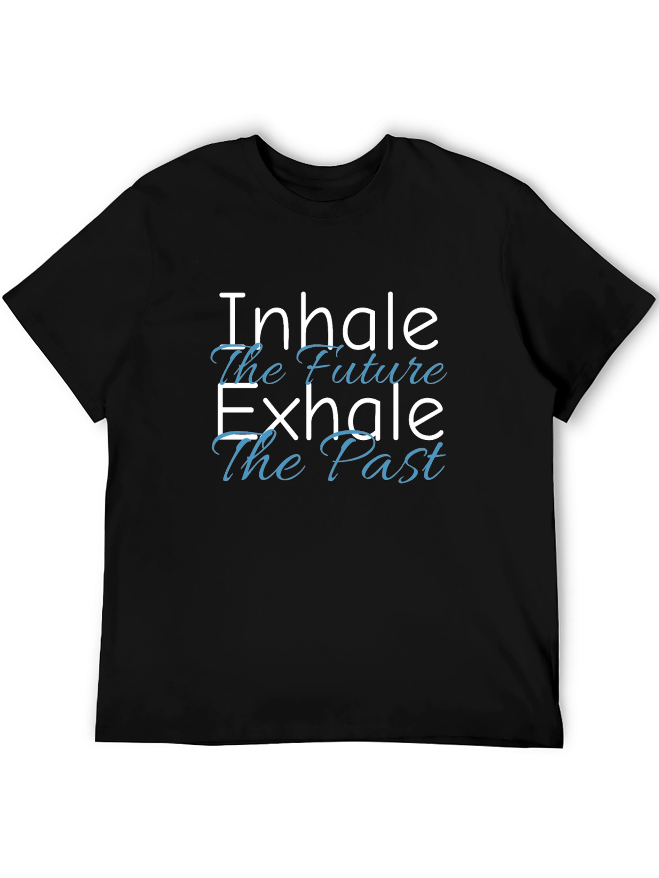 Inhale Exhale Graphic T-Shirt - Relax and Breathe