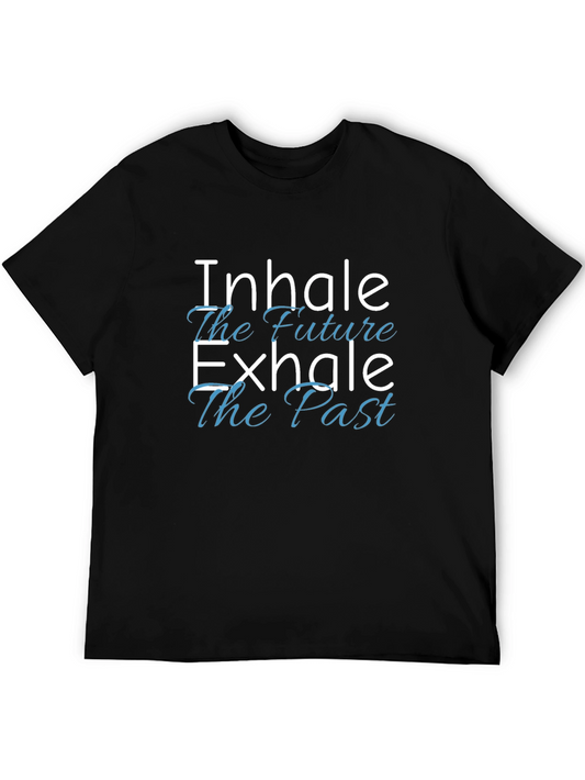 Inhale Exhale Graphic T-Shirt - Relax and Breathe