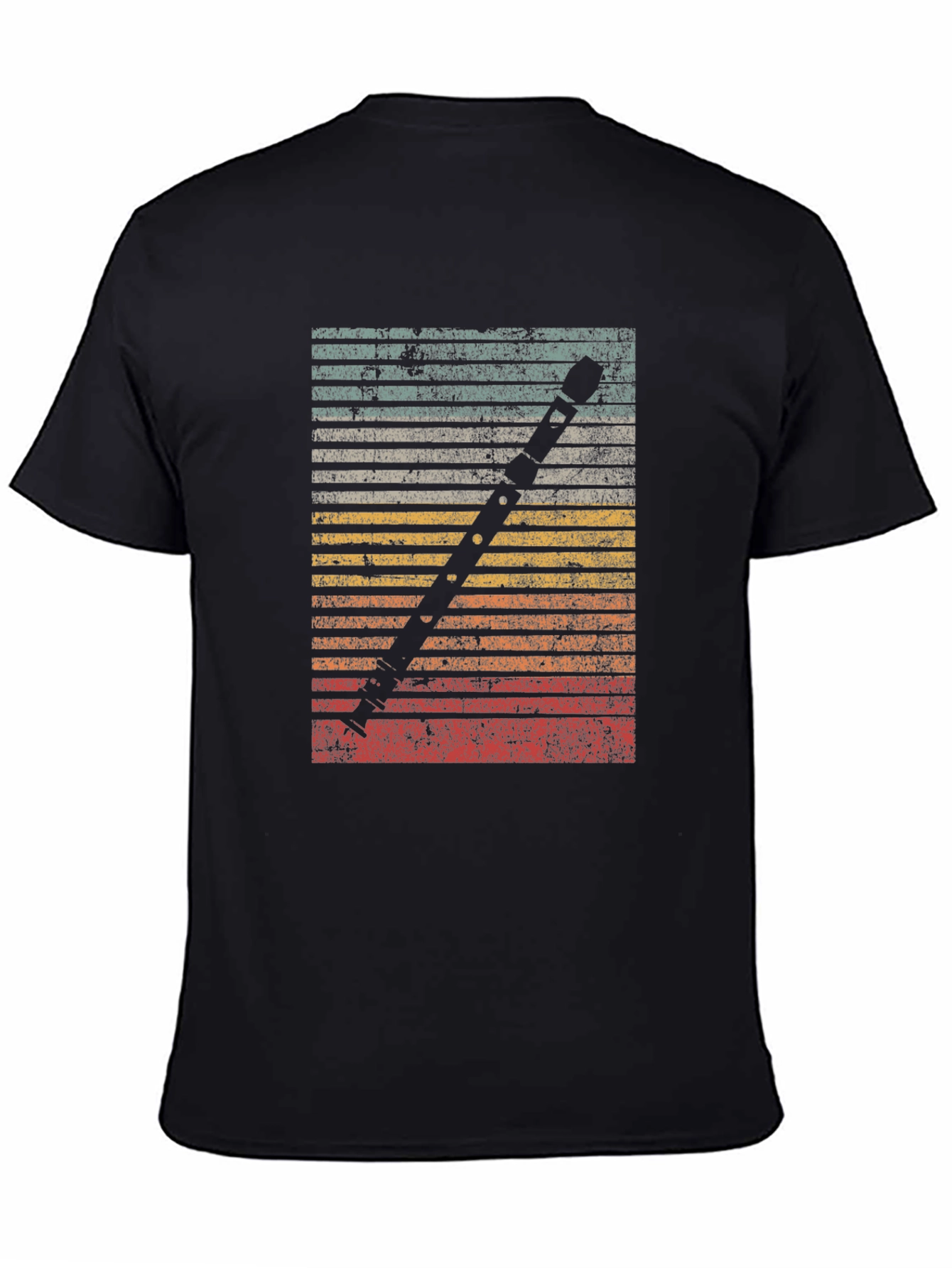 Retro Flute Player T-Shirt - Musician Gift