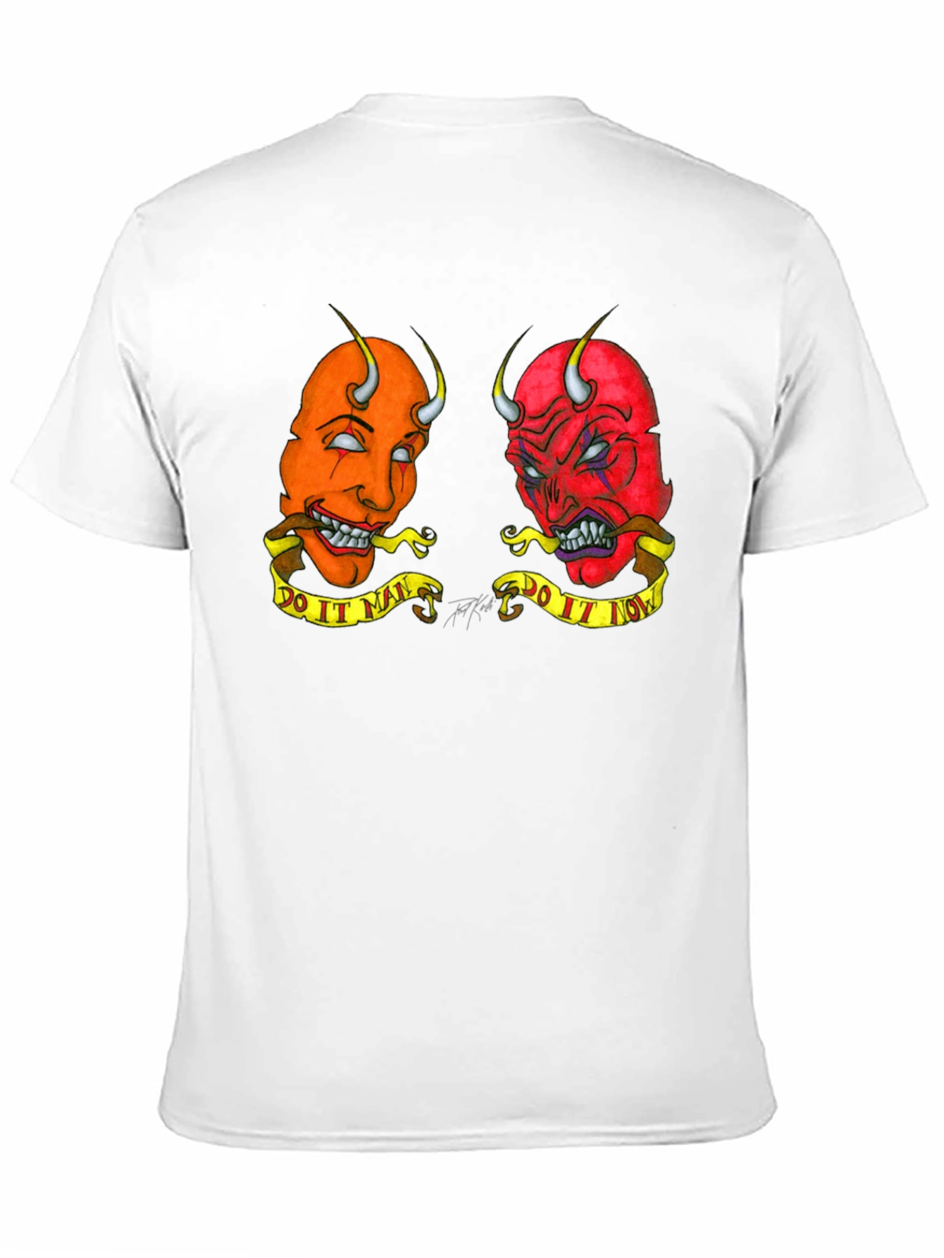 Devil Duo T-Shirt - Do It Man/Now