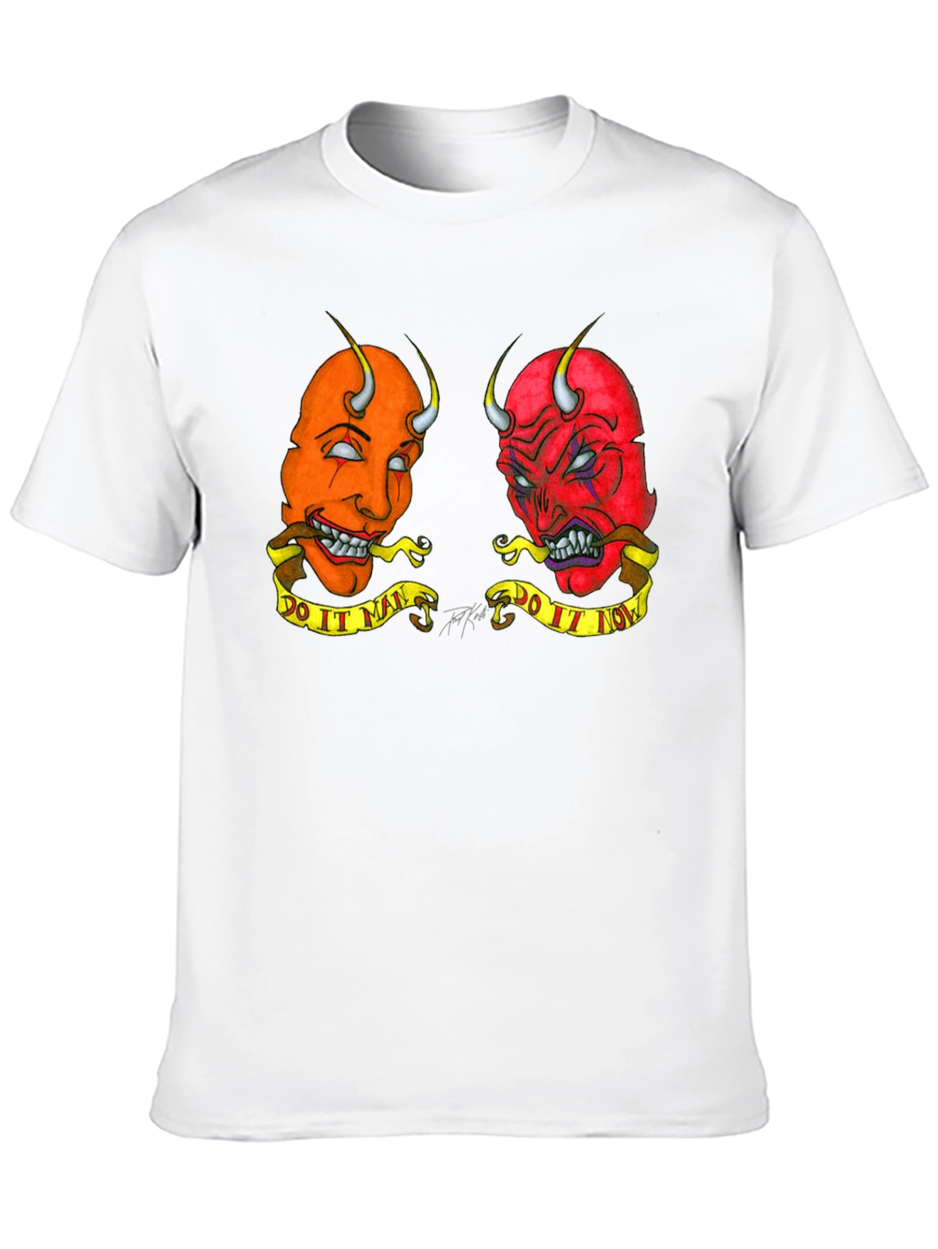 Devil Duo T-Shirt - Do It Man/Now