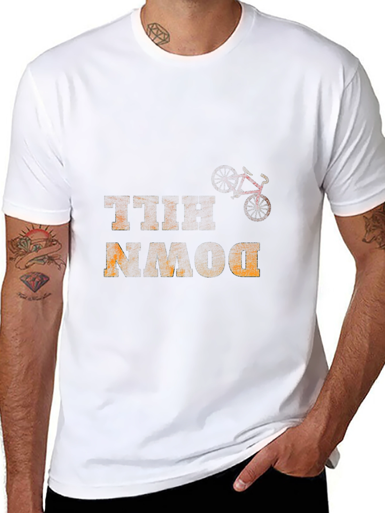 Downhill Bike Graphic Tee - Ride in Style!
