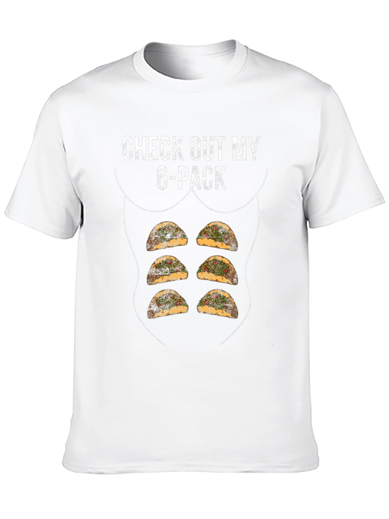 Funny Taco 6-Pack Graphic Tee