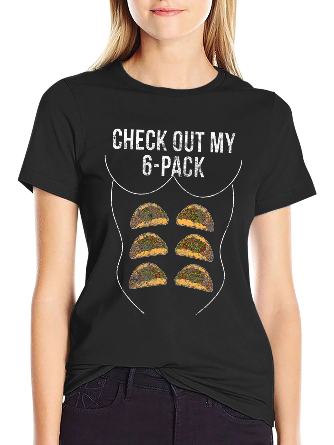 Funny Taco 6-Pack Graphic Tee
