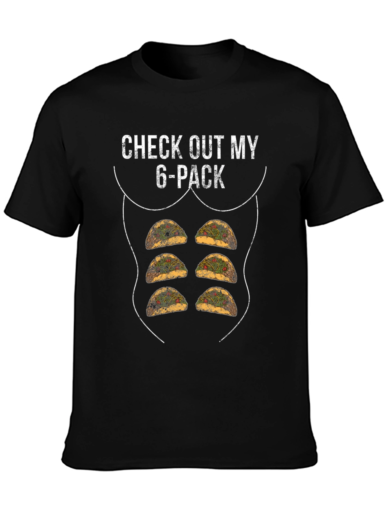 Funny Taco 6-Pack Graphic Tee