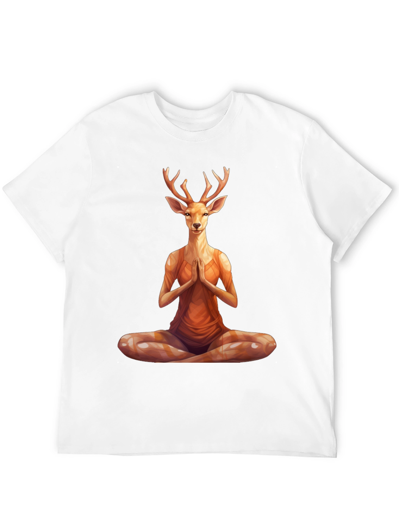 Yoga Deer T-Shirt - Meditating Animal Tee