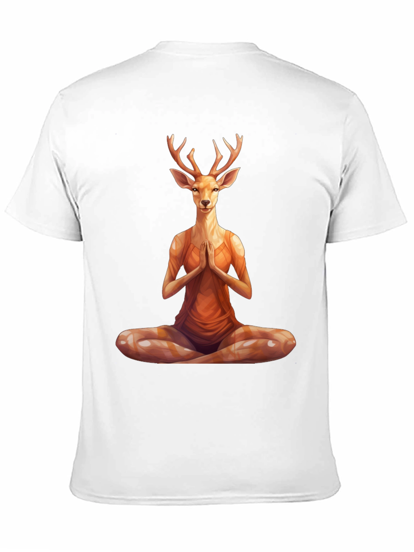 Yoga Deer T-Shirt - Meditating Animal Tee