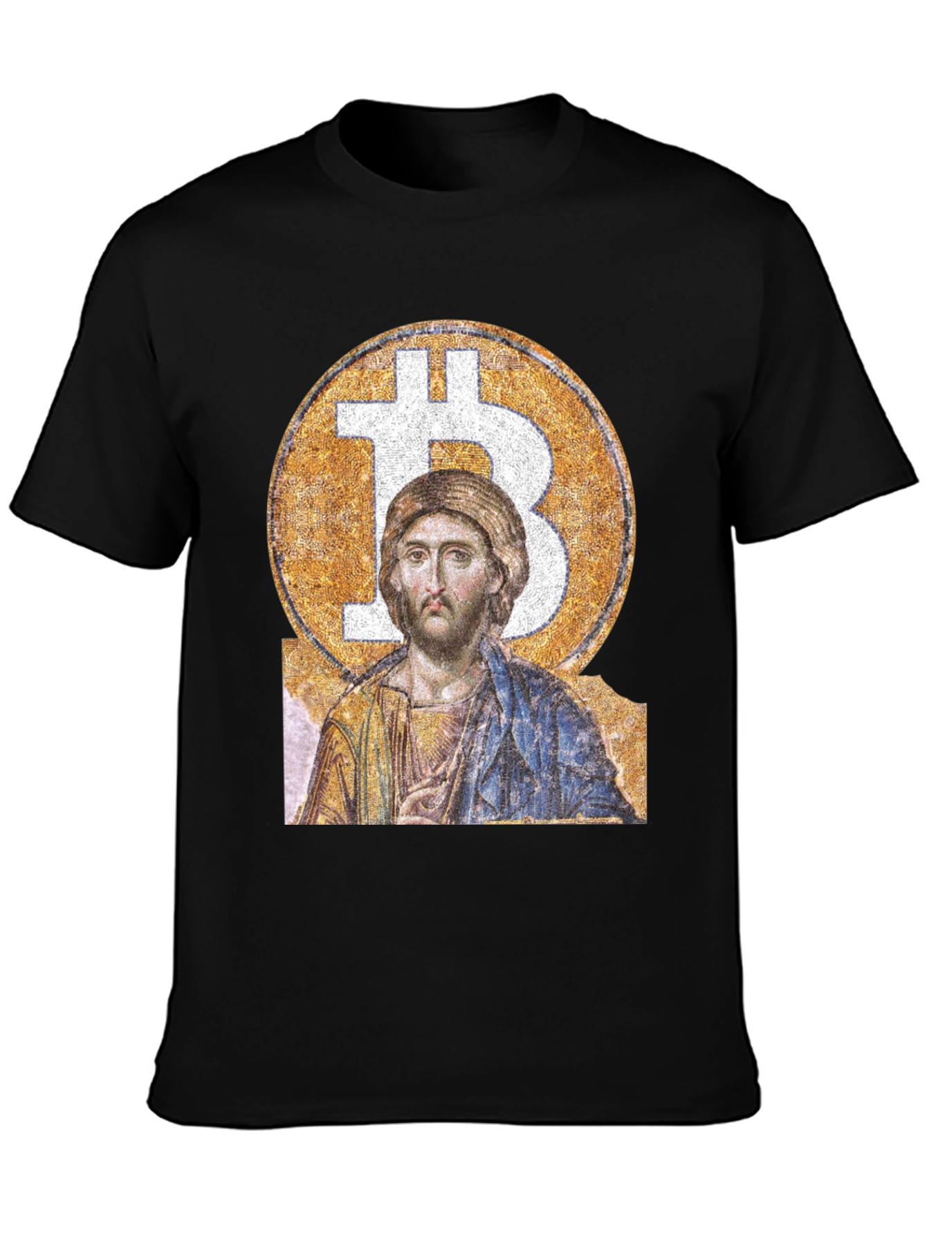 Bitcoin Christ Graphic T-Shirt