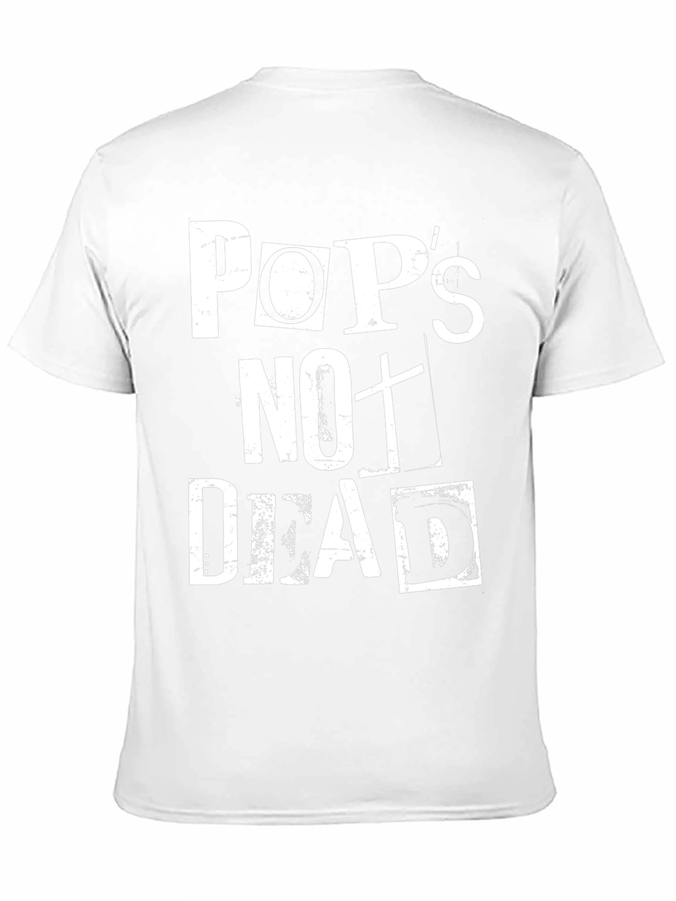 Pops Not Dead Black Graphic Tee