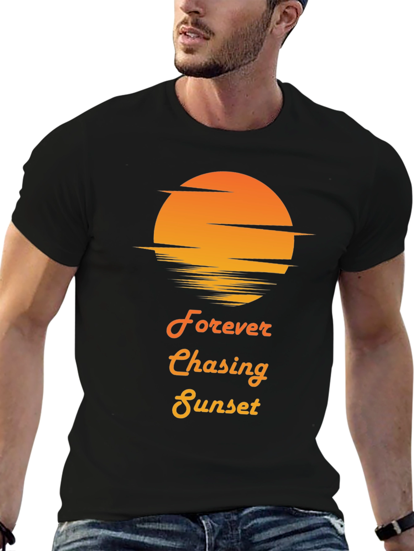 Sunset Chasing Graphic T-Shirt