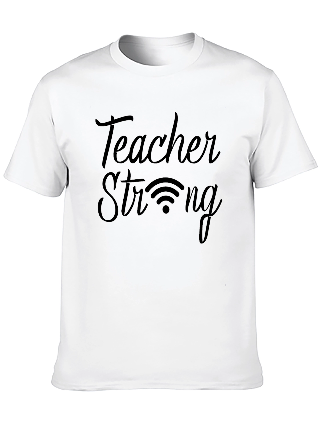 Teacher Strong Graphic Tee - Black Unisex T-Shirt