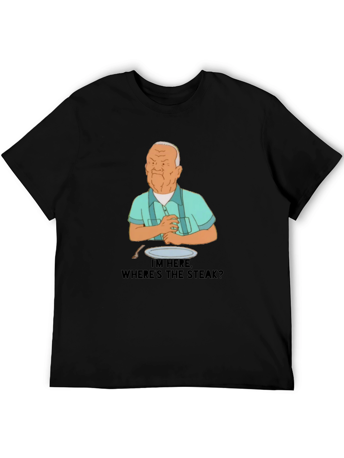 Wheres the Steak? Cartoon T-Shirt