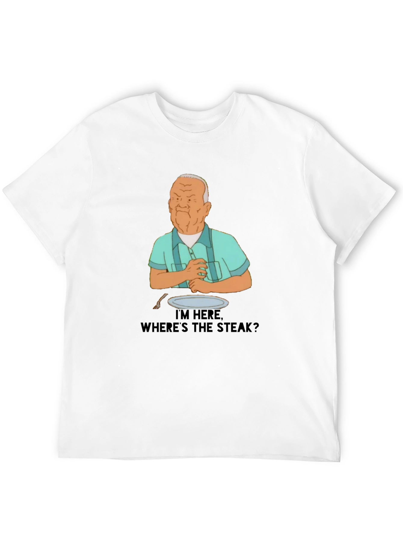 Wheres the Steak? Cartoon T-Shirt