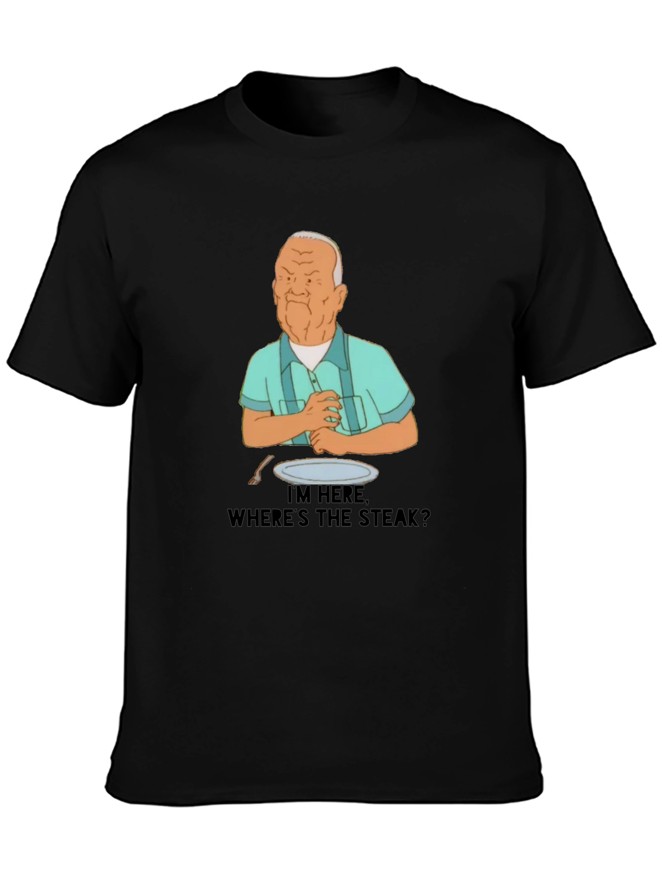 Wheres the Steak? Cartoon T-Shirt