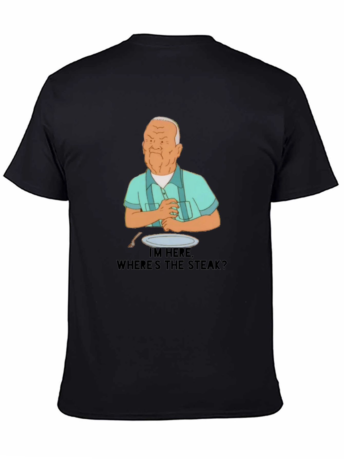 Wheres the Steak? Cartoon T-Shirt