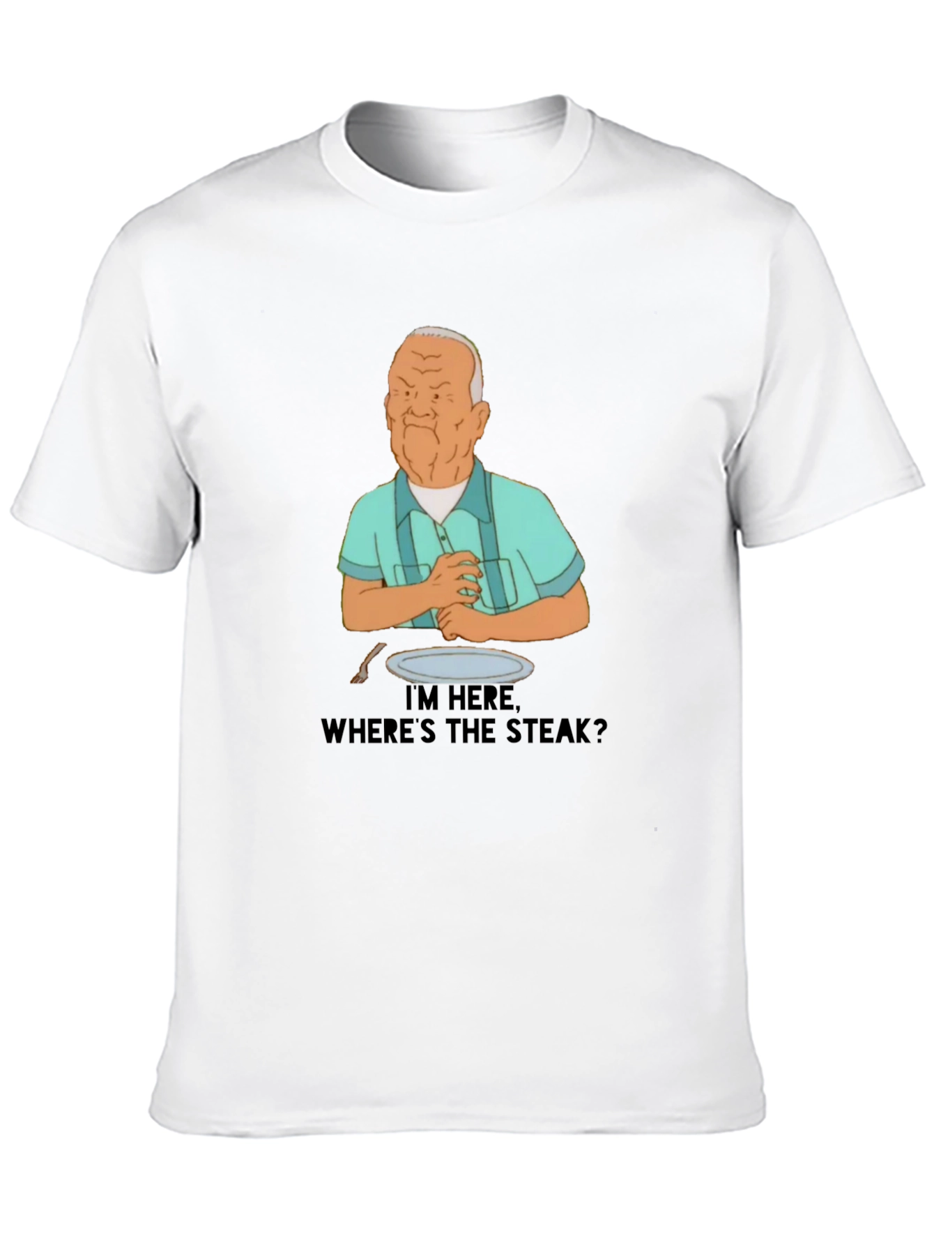 Wheres the Steak? Cartoon T-Shirt