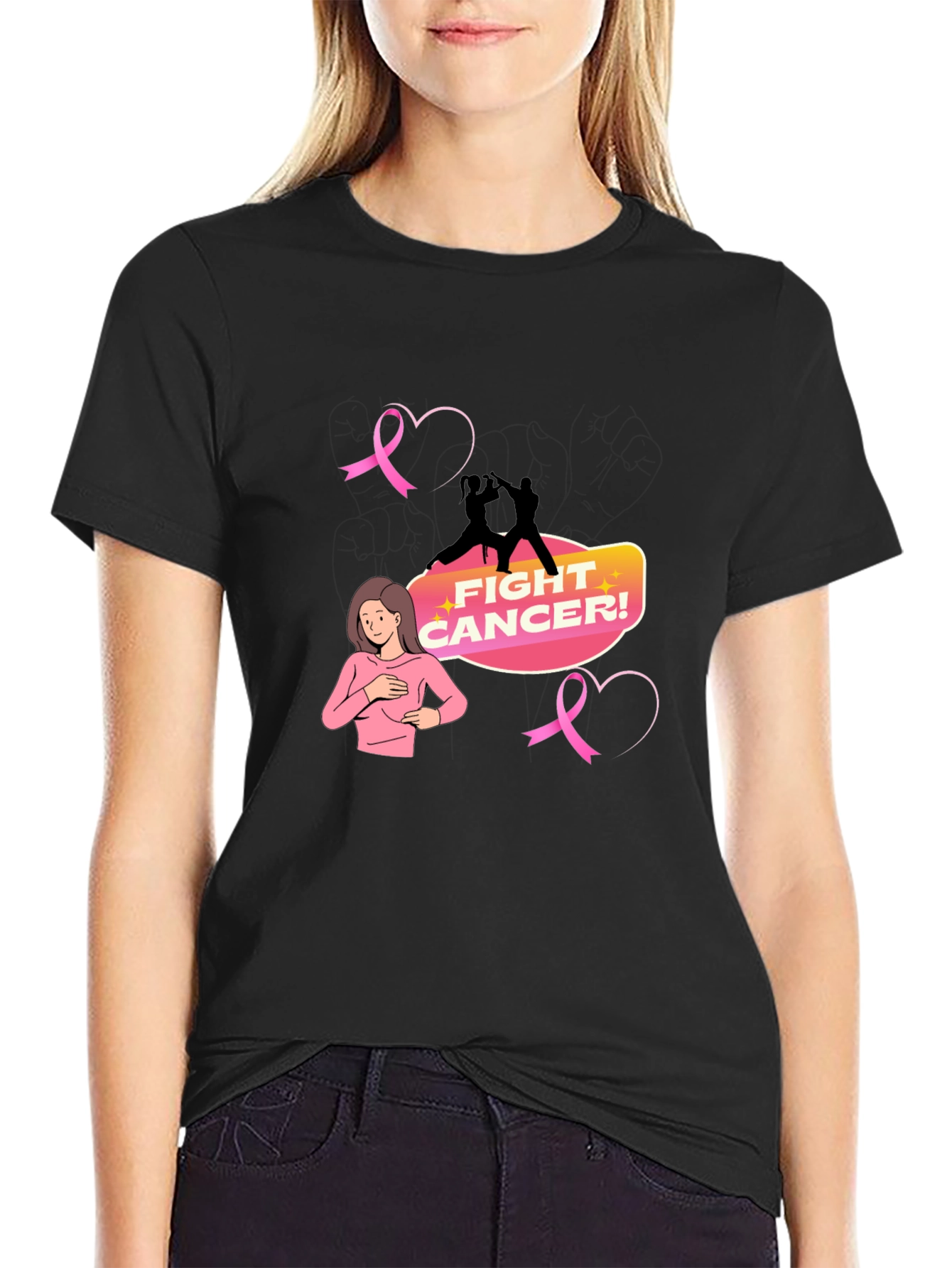 Fight Cancer Awareness Tee