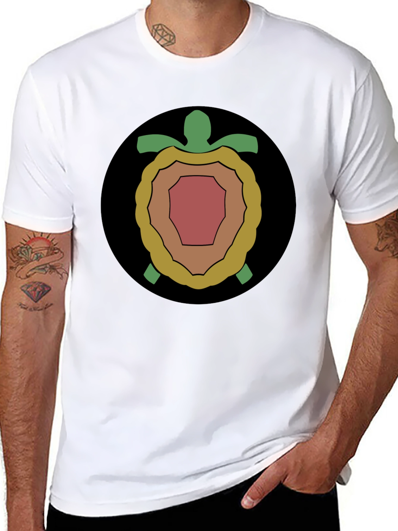 Turtle Graphic T-Shirt - Unique Design Casual Wear