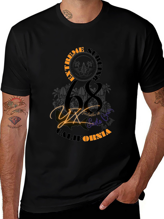 Extreme Surfing 68 California Graphic Tee