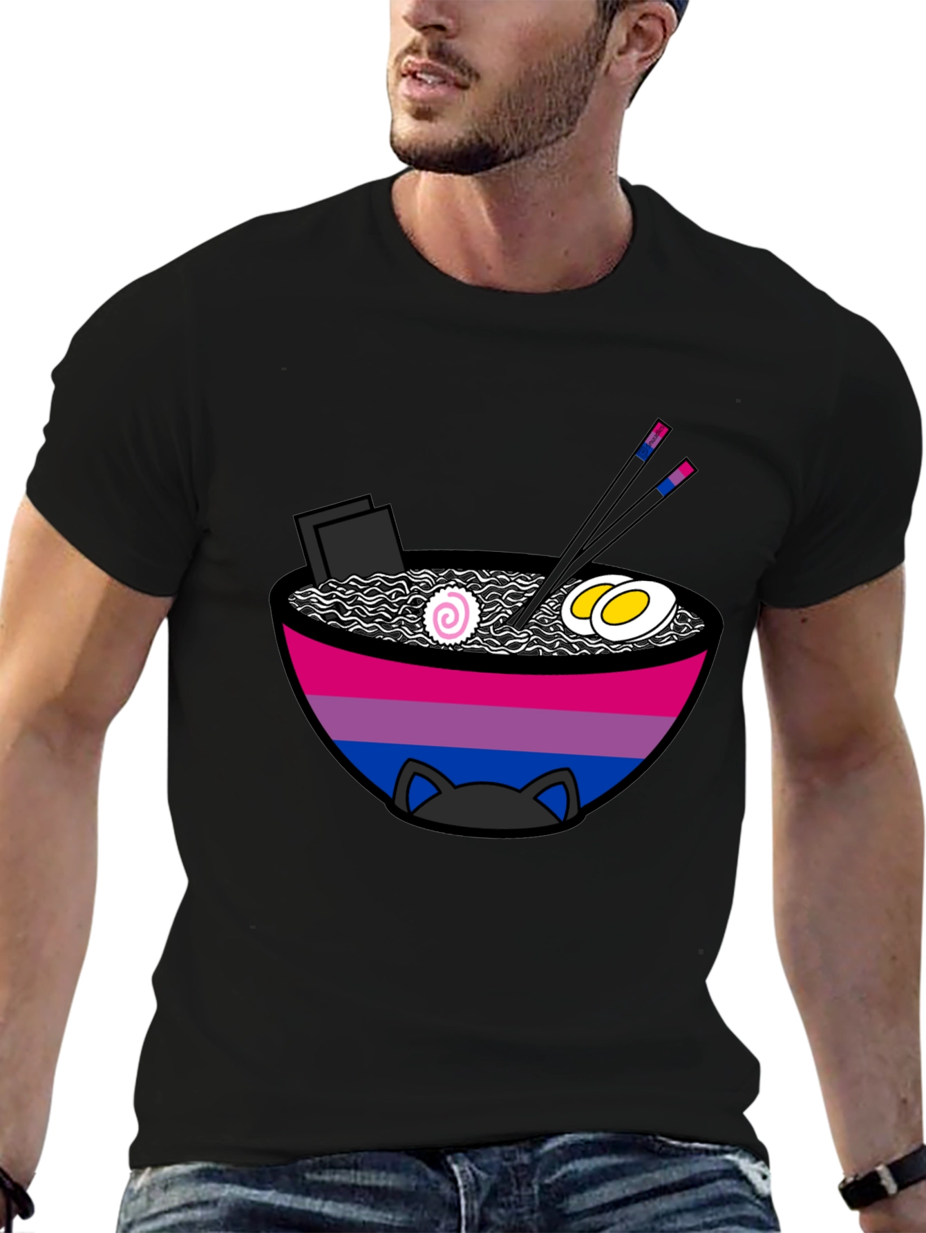 Bisexual Pride Ramen T-Shirt