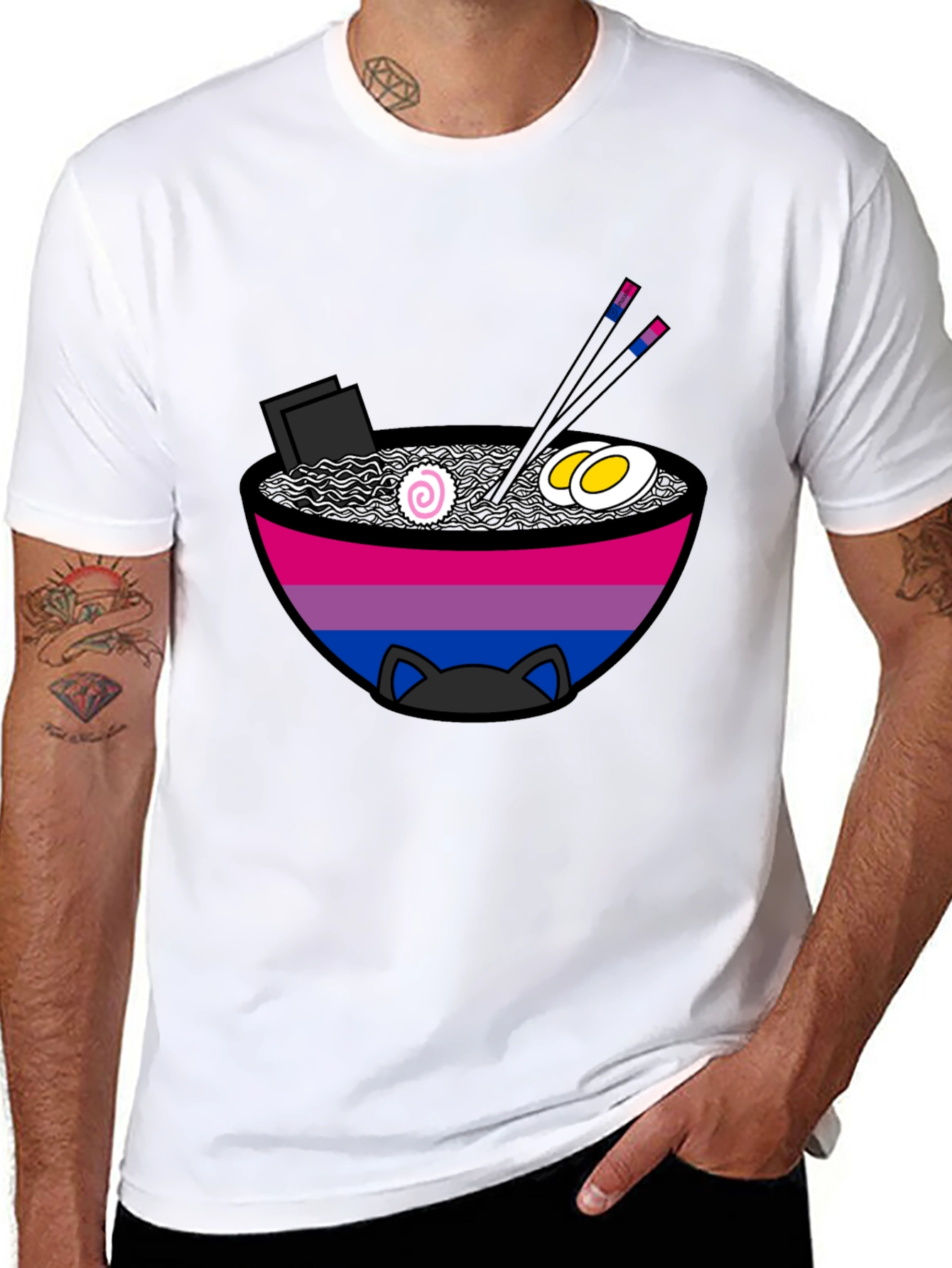 Bisexual Pride Ramen T-Shirt