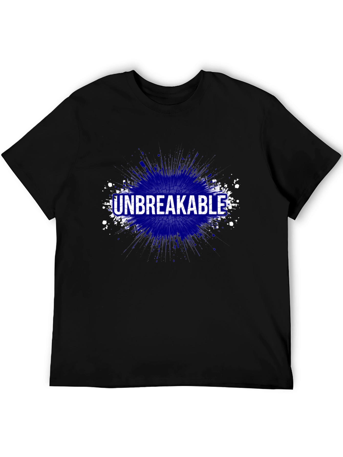 Unbreakable Graphic Print T-Shirt - Black