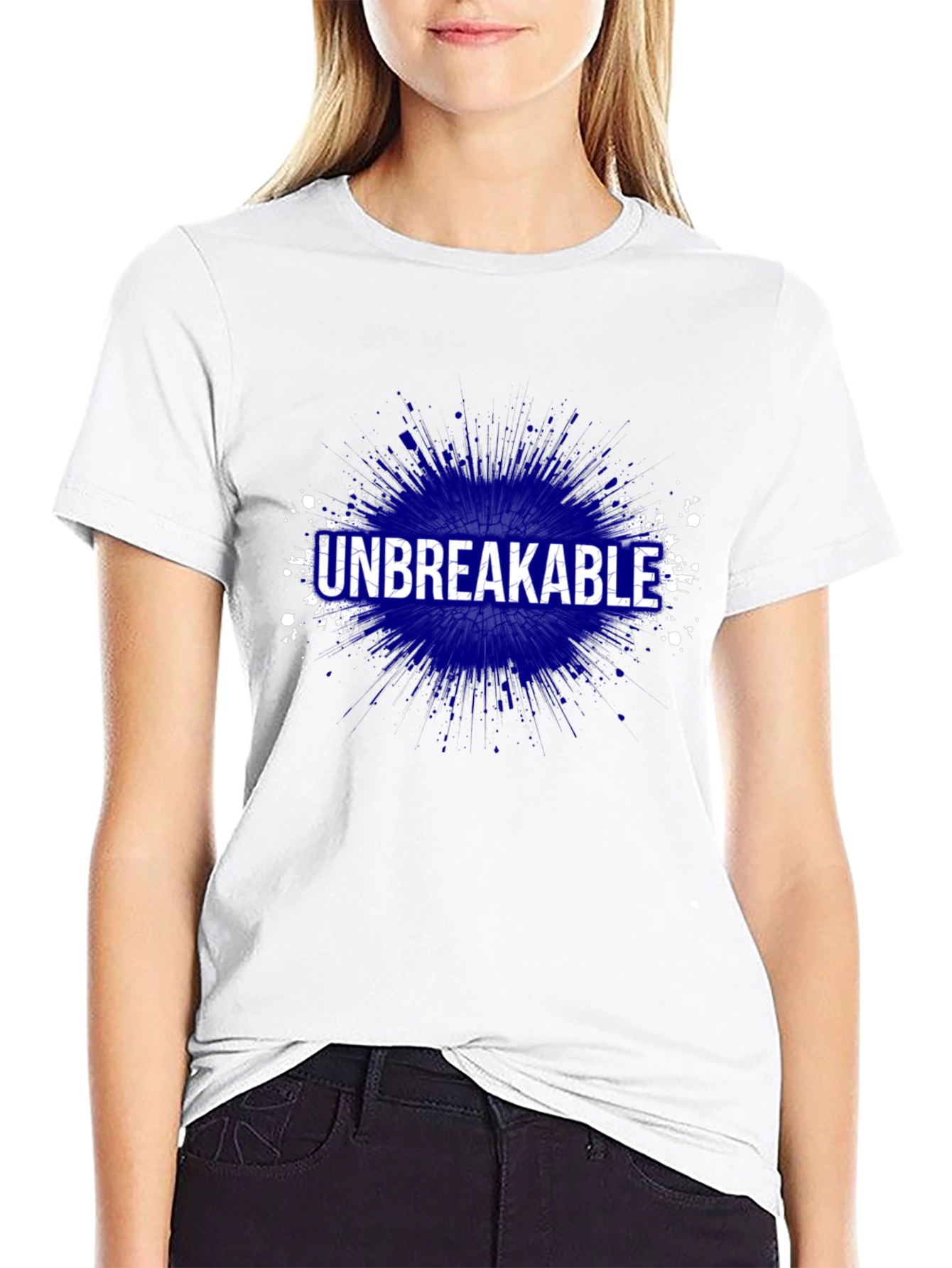 Unbreakable Graphic Print T-Shirt - Black