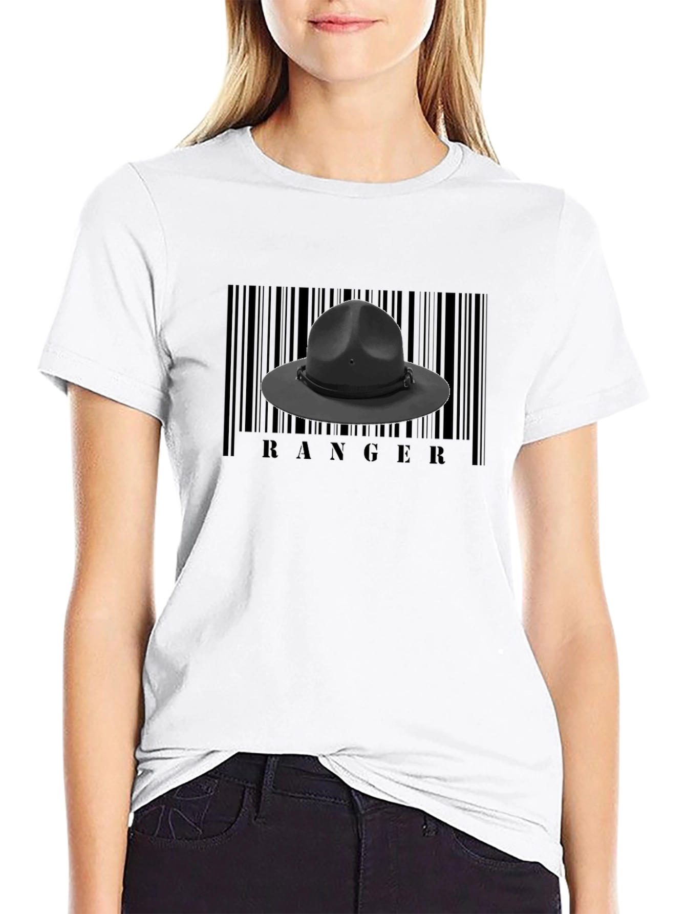 Ranger Hat Barcode T-Shirt - Unisex