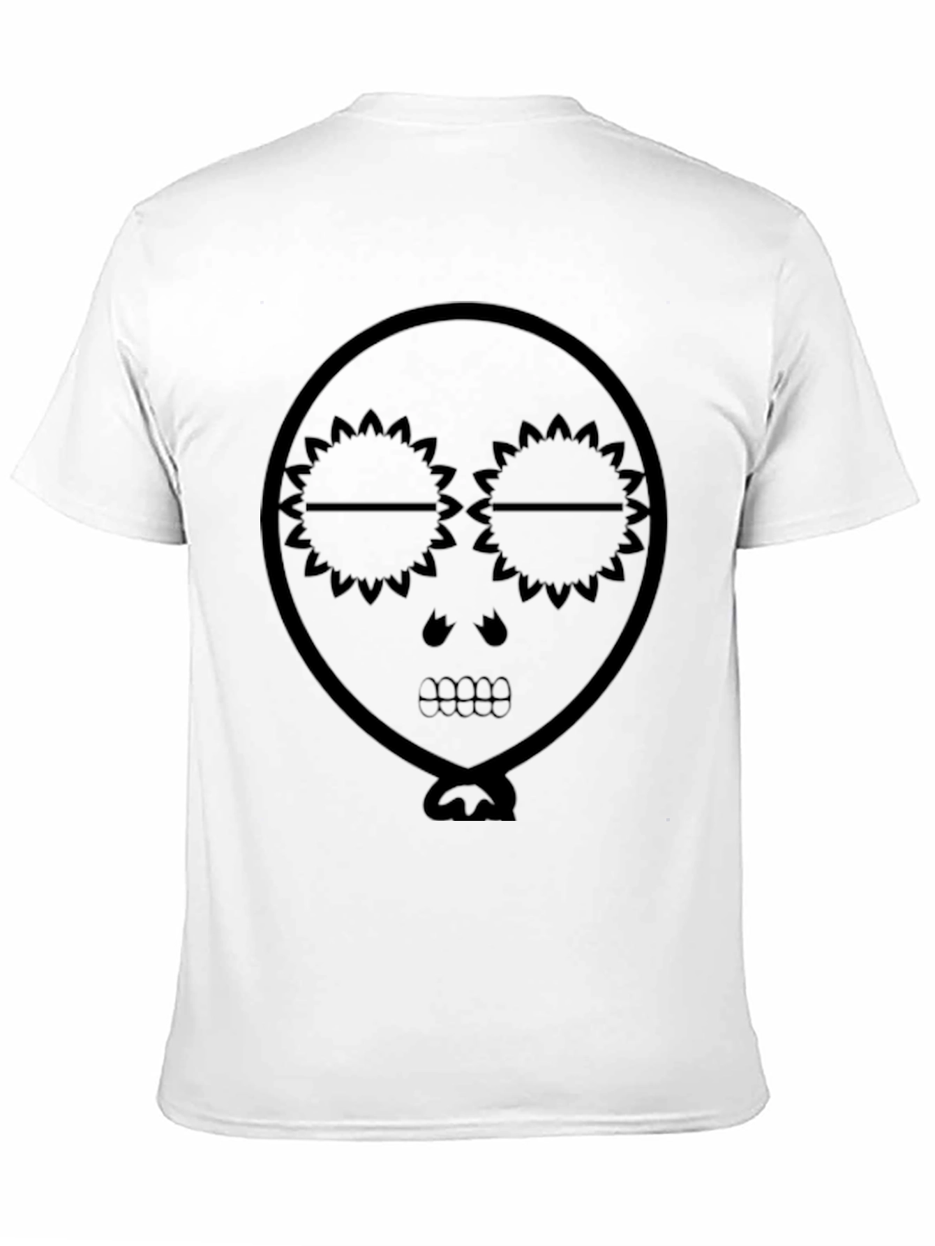 Skull Balloon Graphic Tee - Mens Black T-Shirt