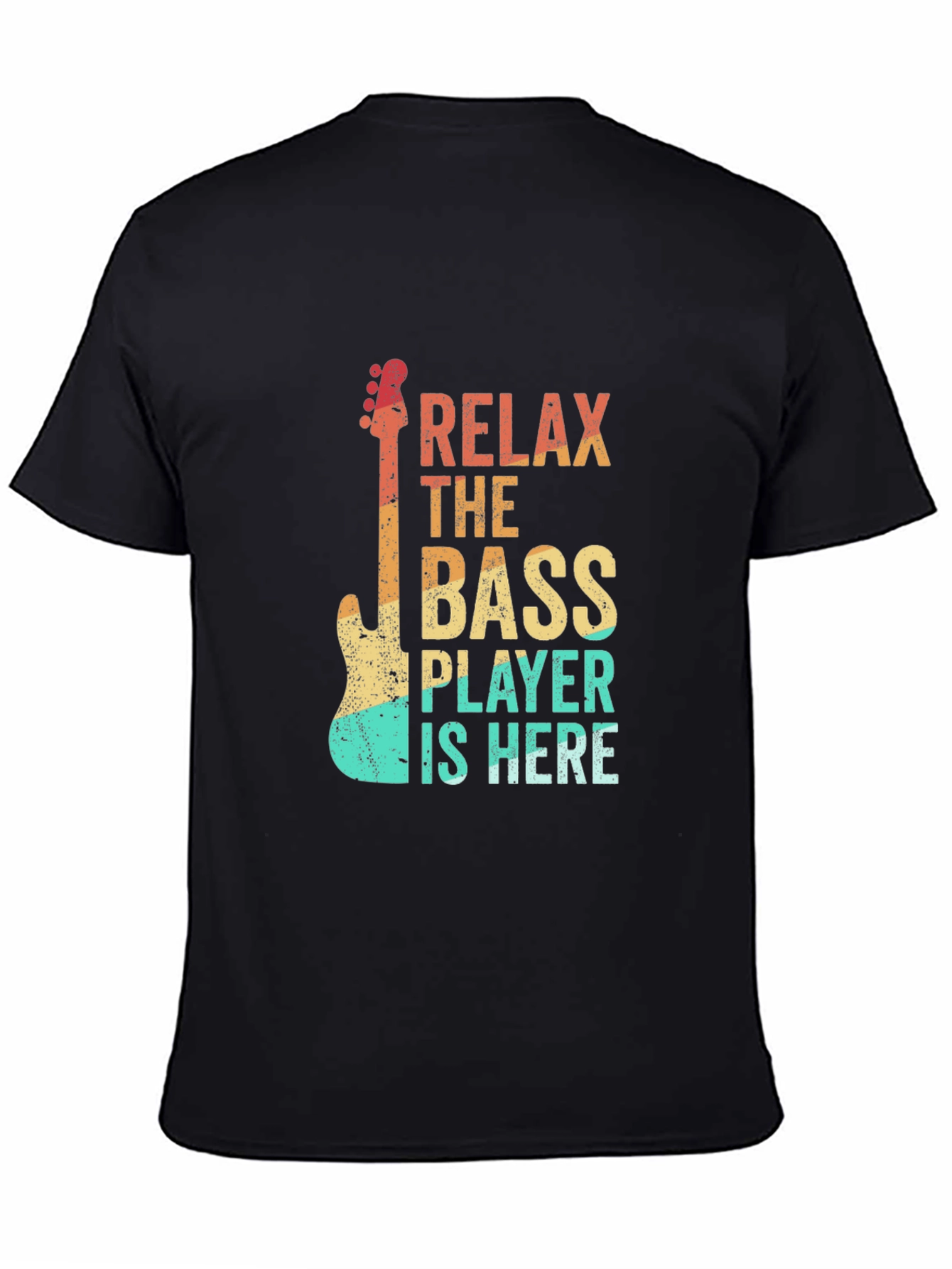 Relax Bass Player T-Shirt - Retro Design