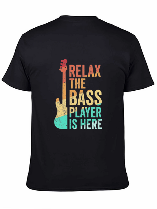Relax Bass Player T-Shirt - Retro Design