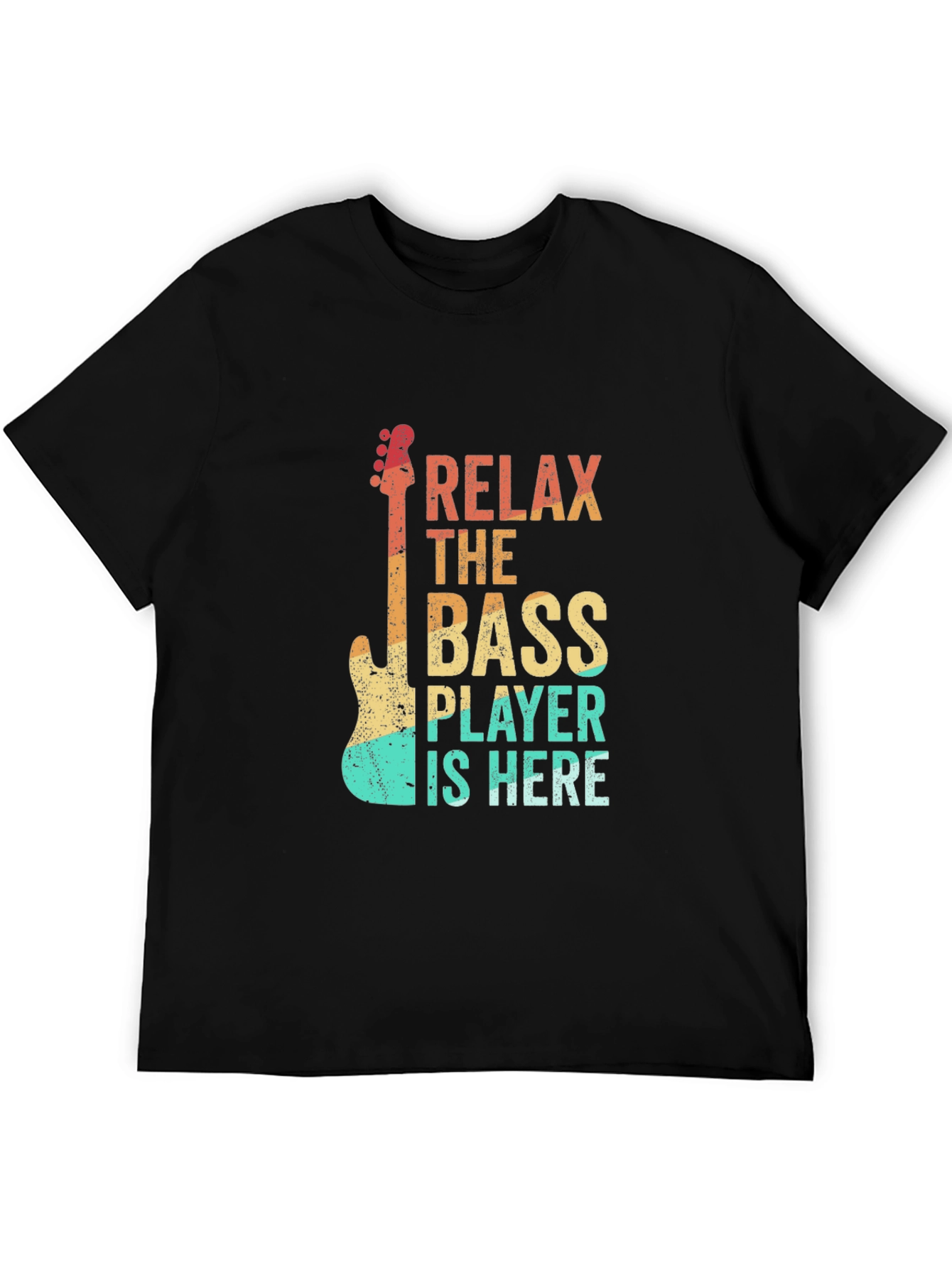 Relax Bass Player T-Shirt - Retro Design