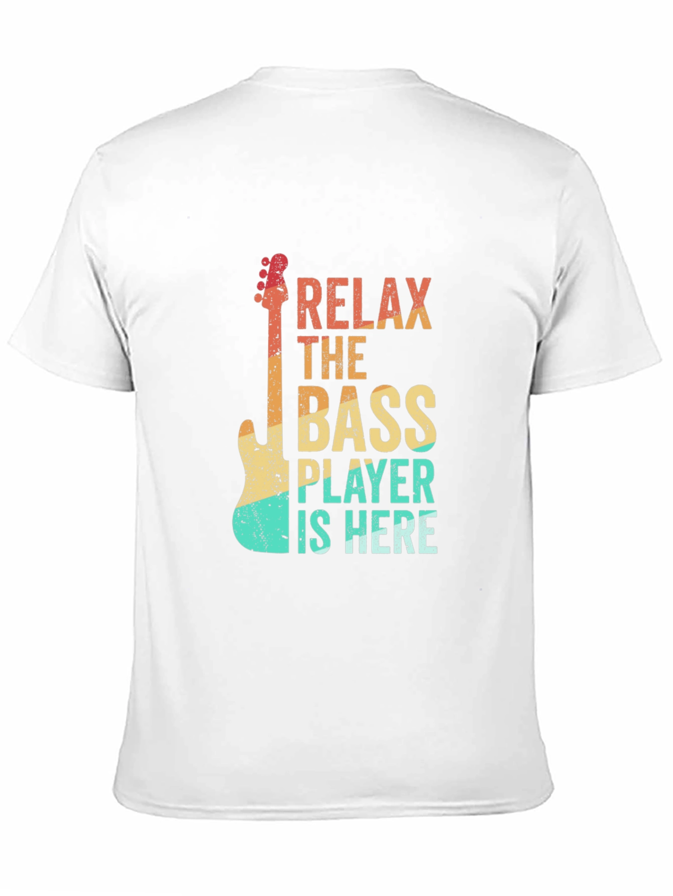 Relax Bass Player T-Shirt - Retro Design