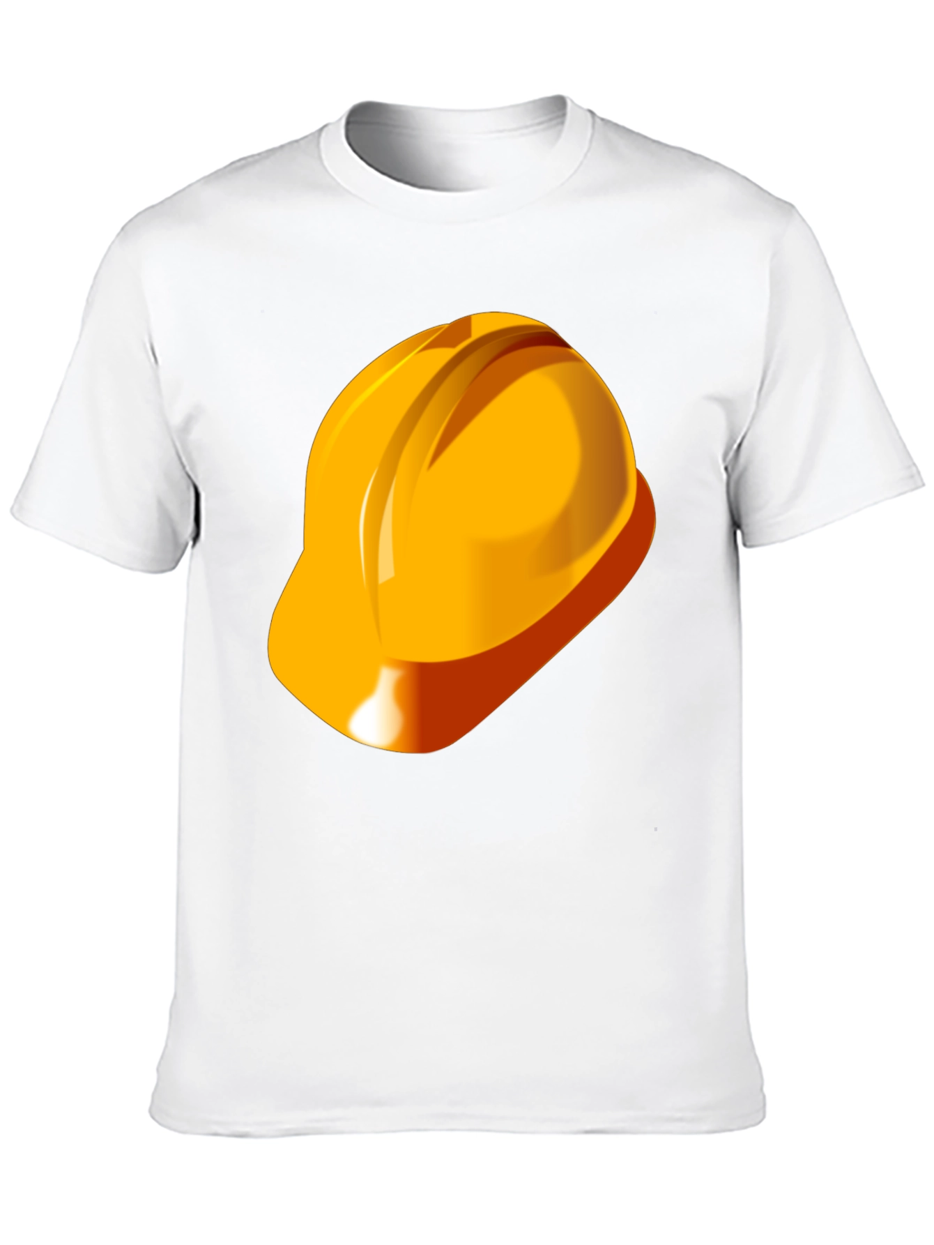 Construction Hard Hat Graphic T-Shirt