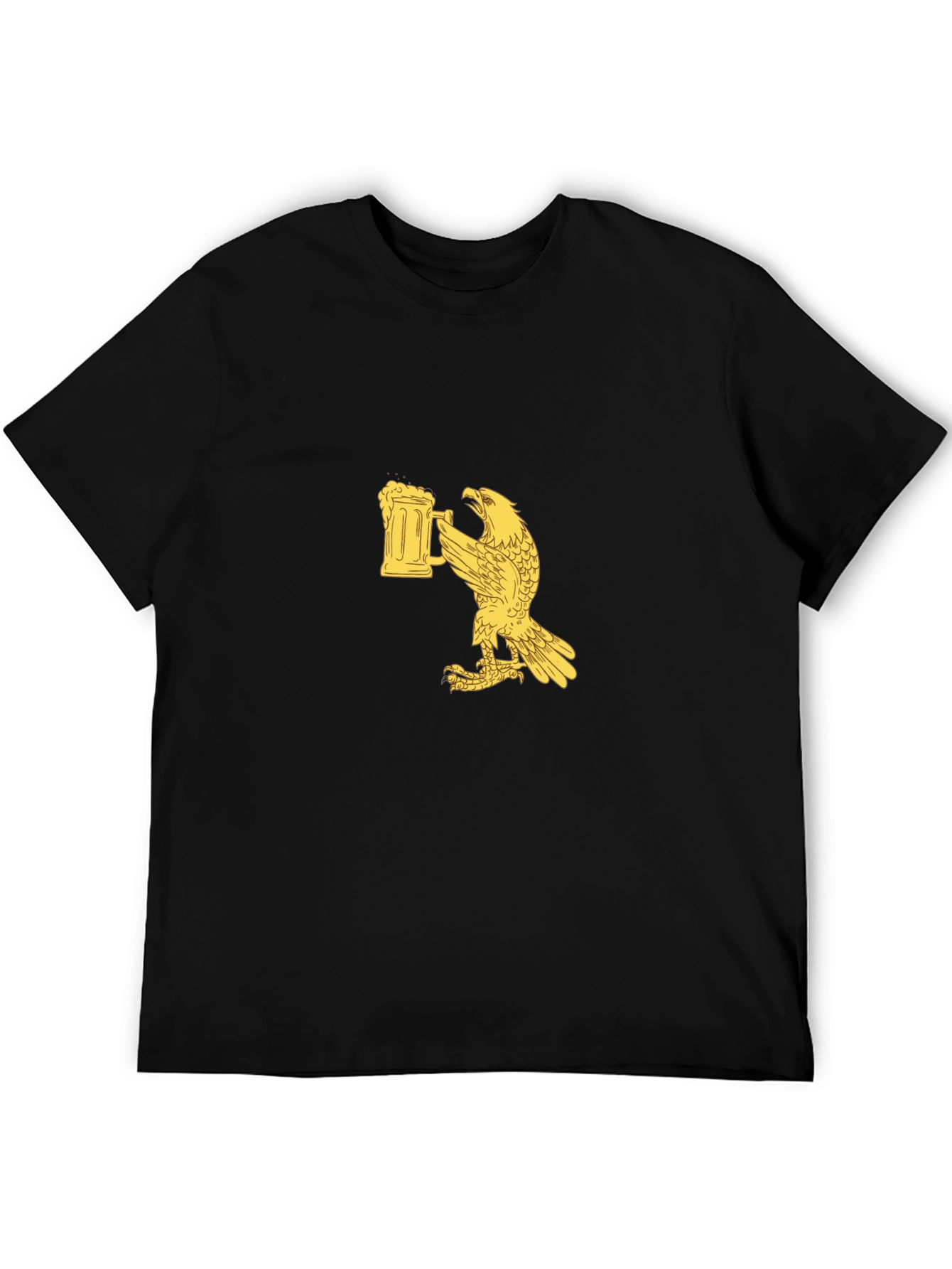 Eagle Beer Stein Graphic Tee - Black T-Shirt