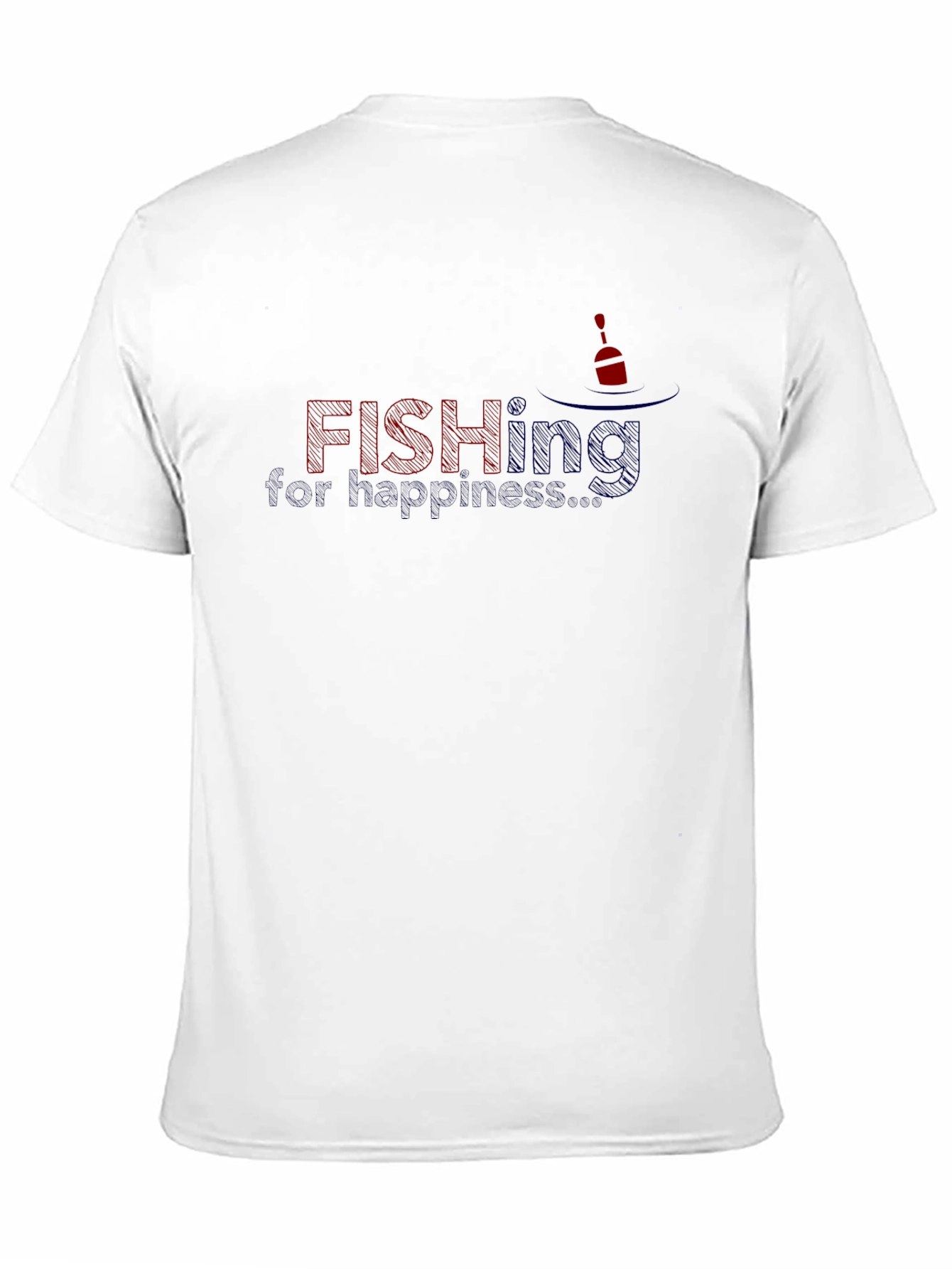 Fishing for Happiness Graphic T-Shirt