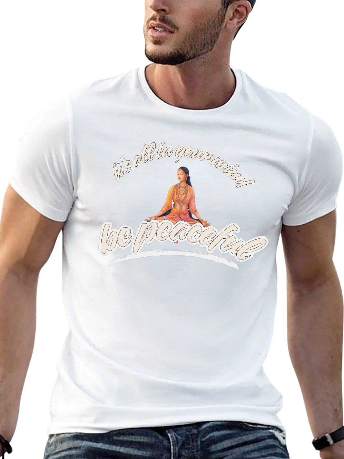 Be Peaceful T-Shirt - Mind Over Matter Yoga Tee