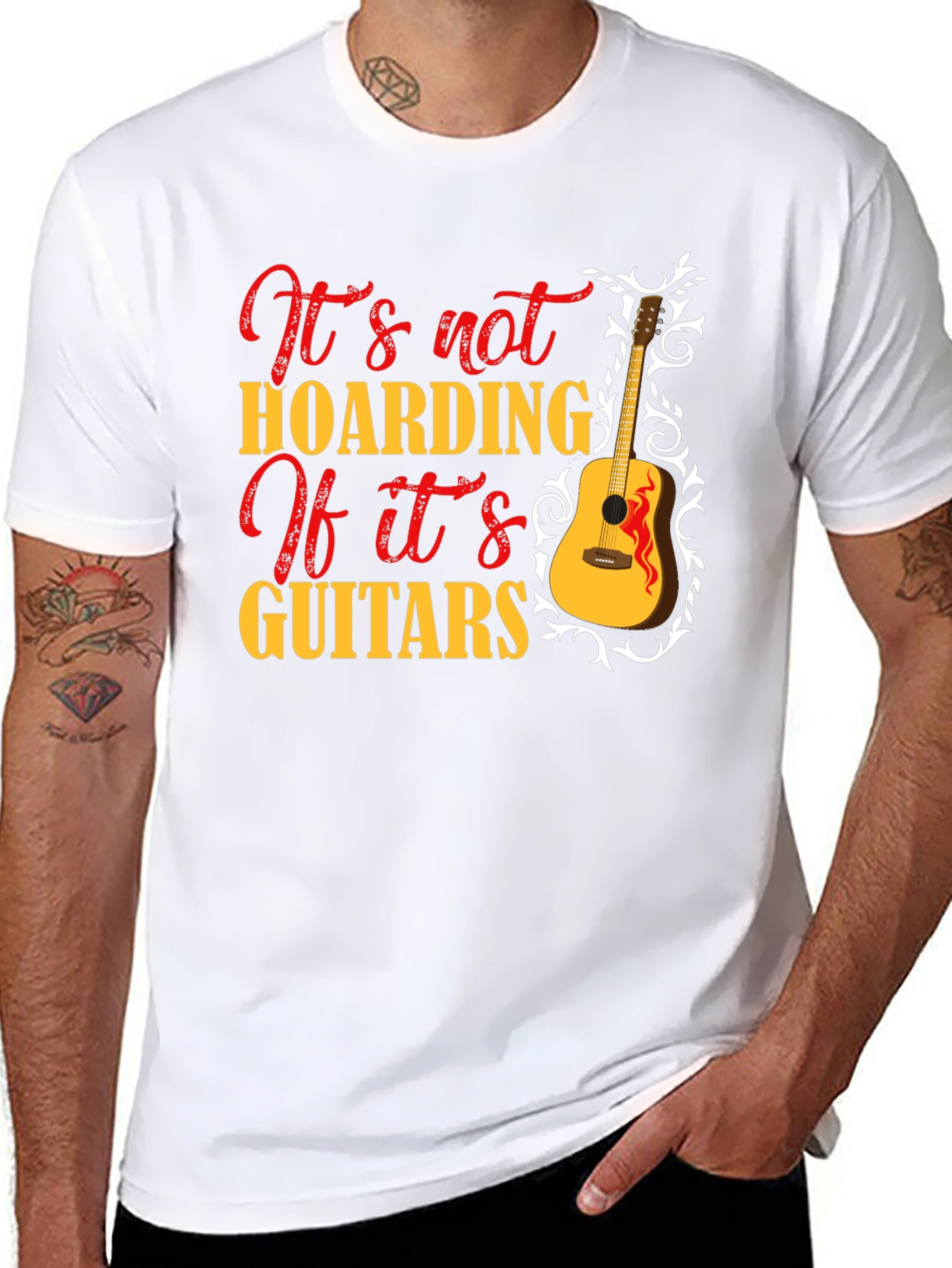 Funny Guitar Hoarding T-Shirt