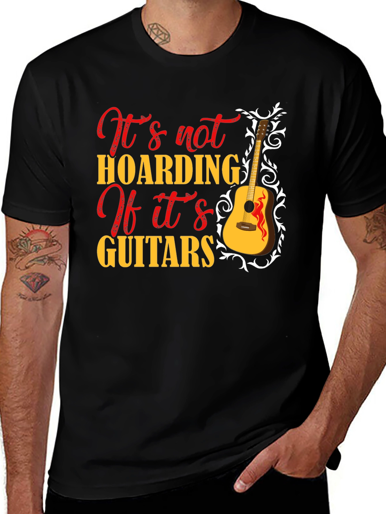 Funny Guitar Hoarding T-Shirt