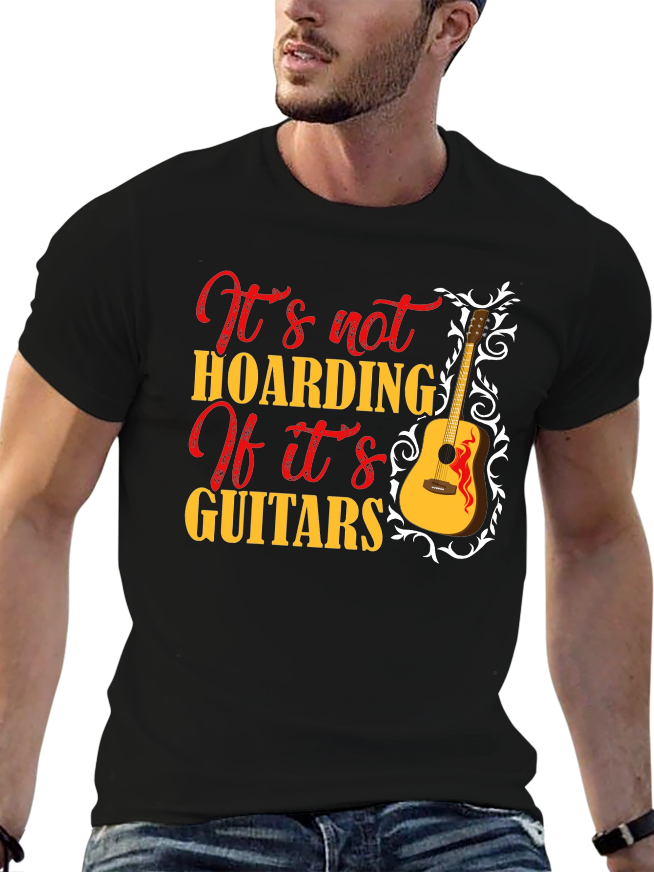 Funny Guitar Hoarding T-Shirt