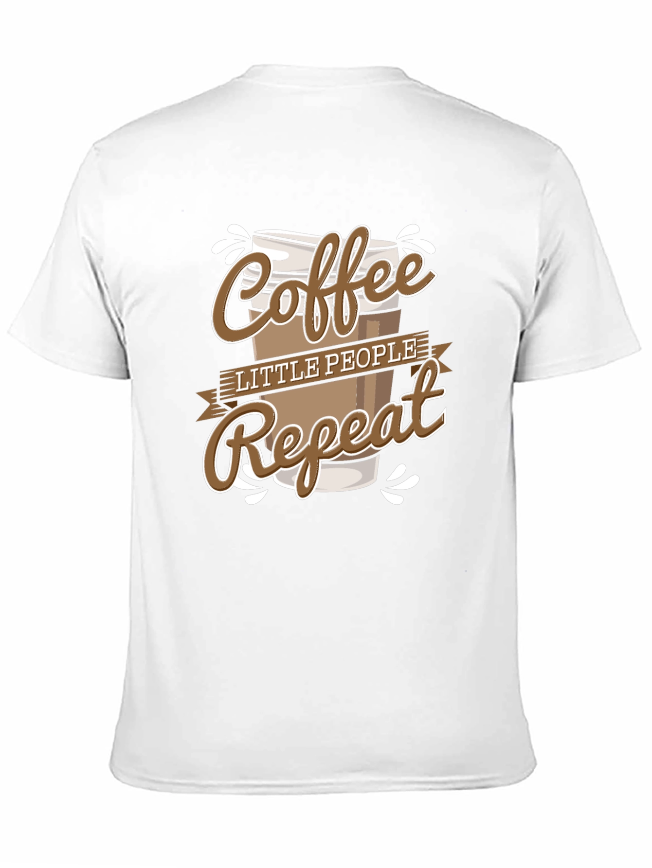 Coffee Little People Repeat Graphic Tee