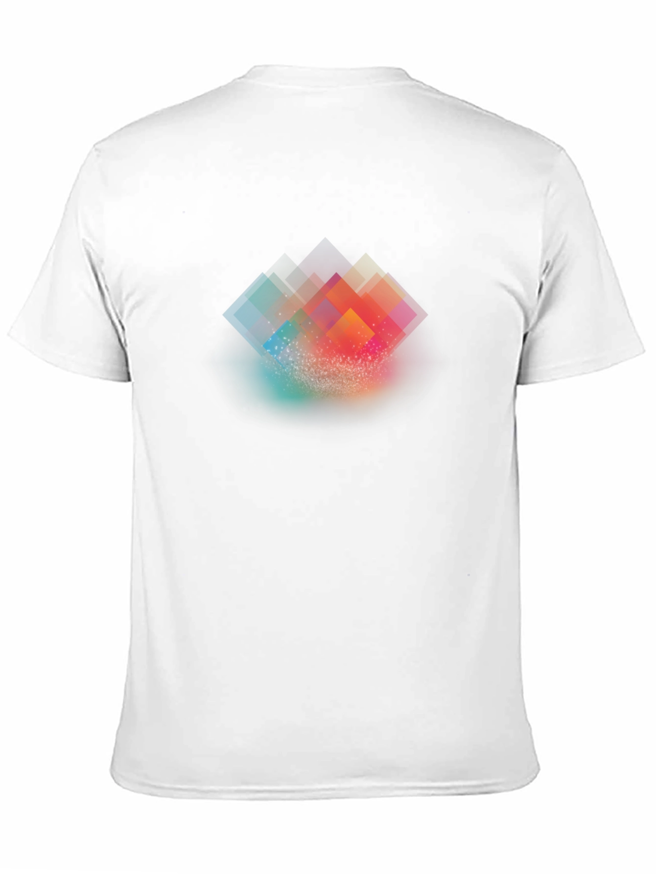 Abstract Geometric Black T-Shirt
