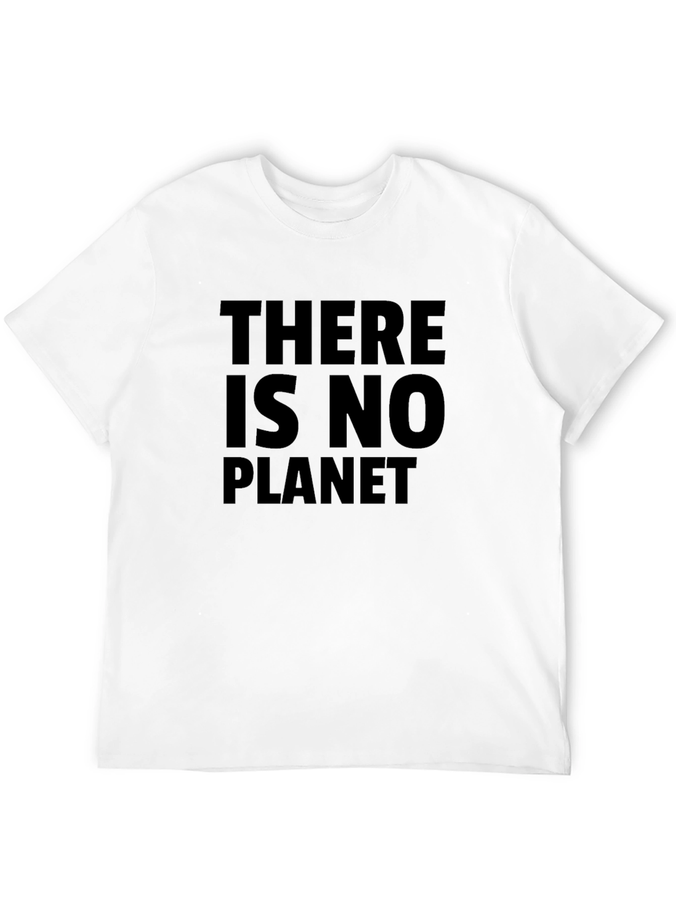 Eco-Awareness Black T-Shirt: There is No Planet B