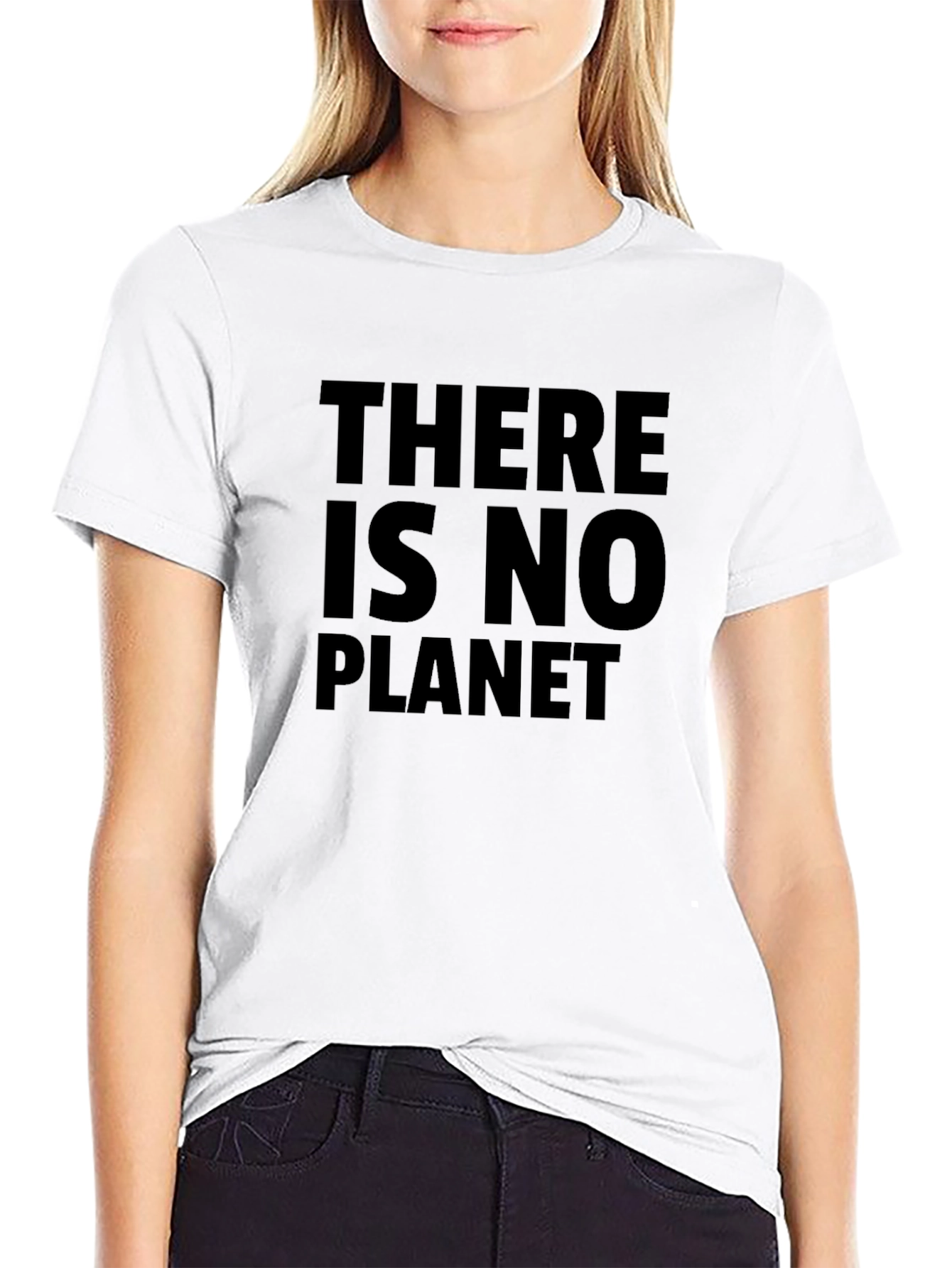 Eco-Awareness Black T-Shirt: There is No Planet B