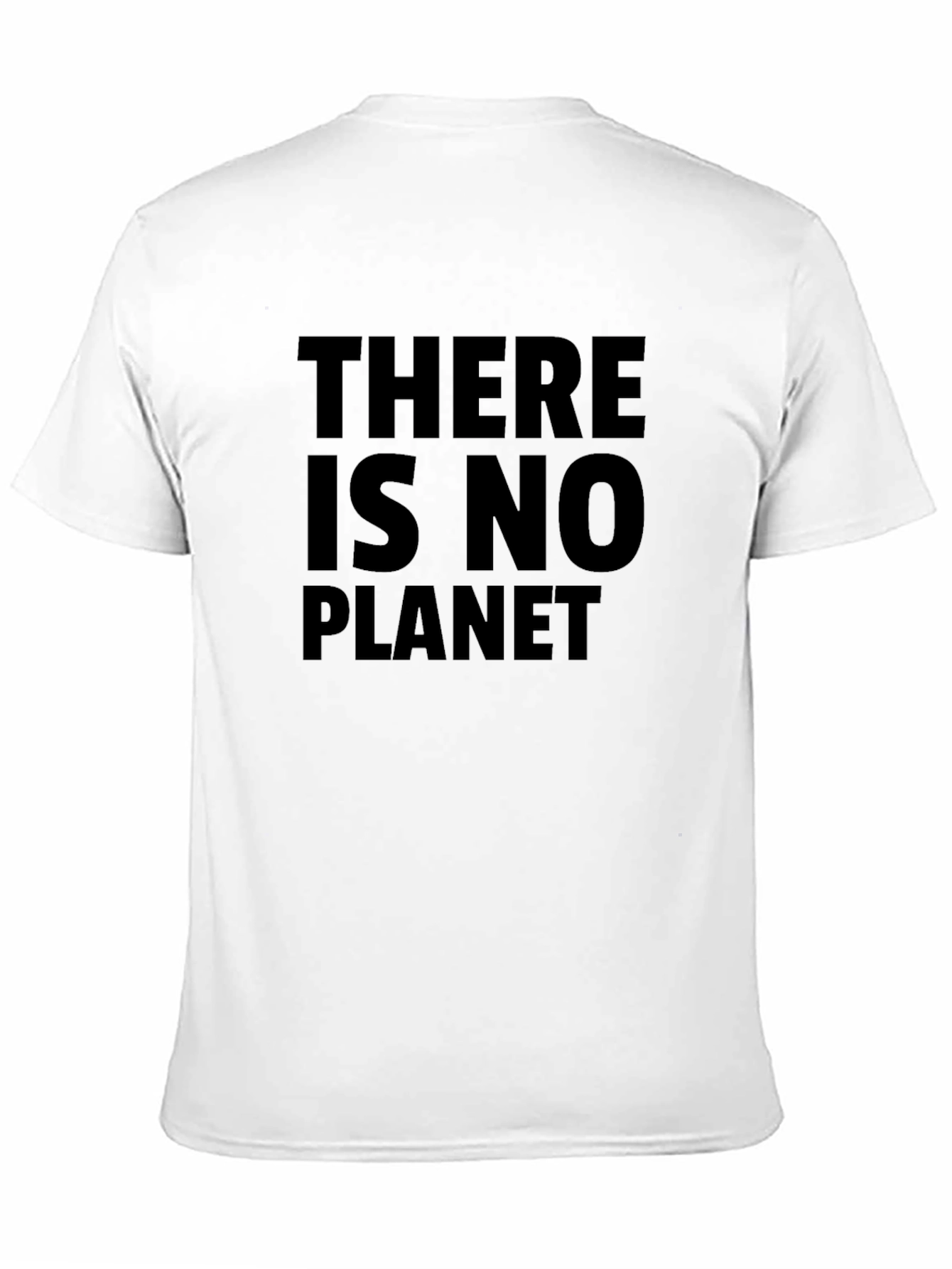 Eco-Awareness Black T-Shirt: There is No Planet B